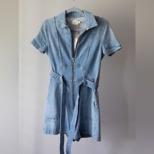 Denim Romper NWT